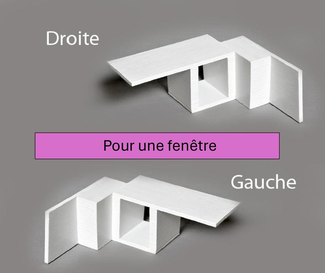  1 lot de passerelles blanches 